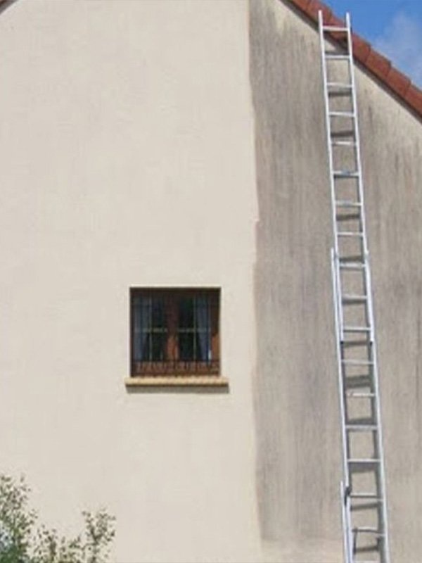 Nettoyage et démoussage façade Ruffec